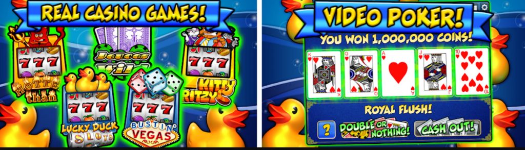 Games at Lucky Duck Casino 1